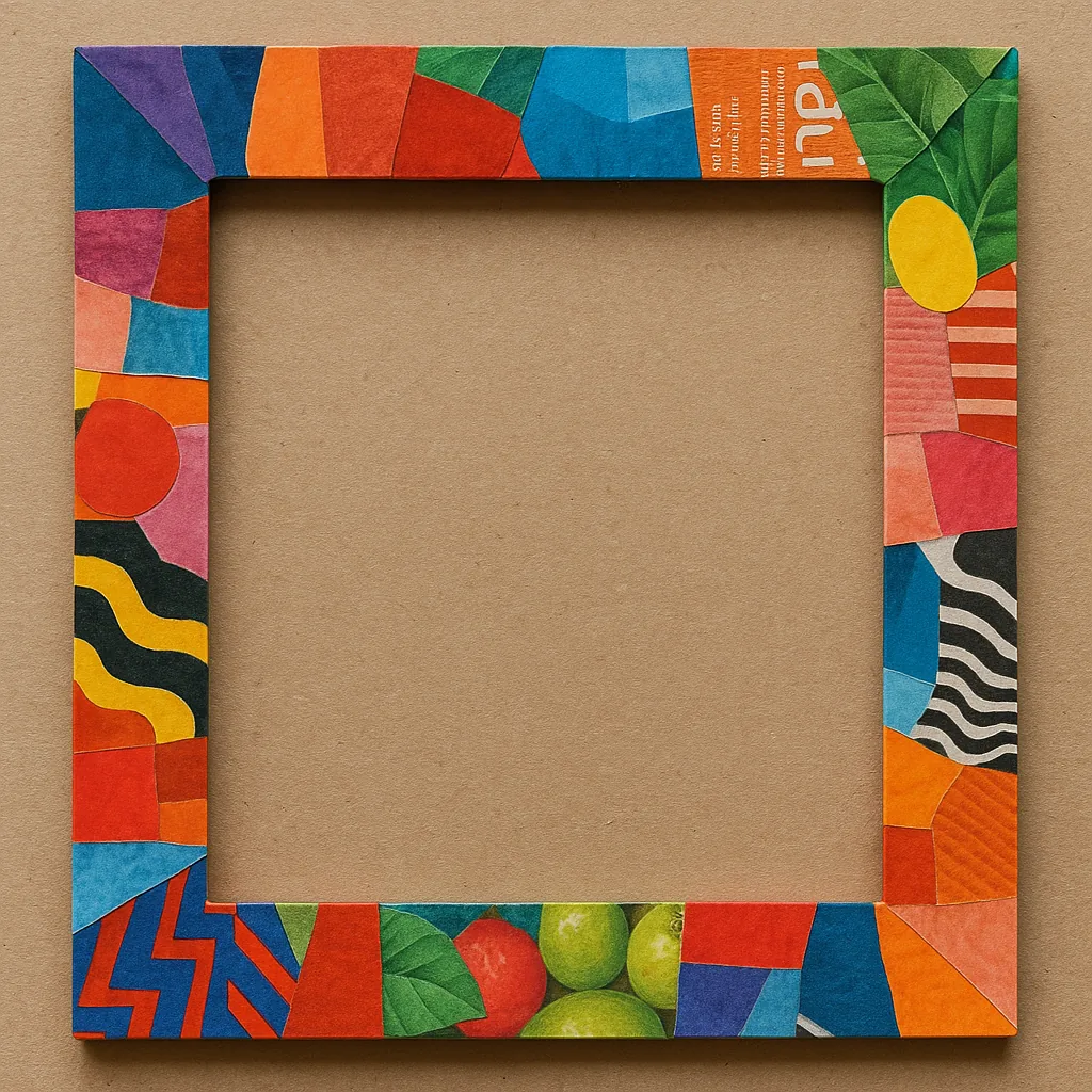 Quadro decorativo com revista