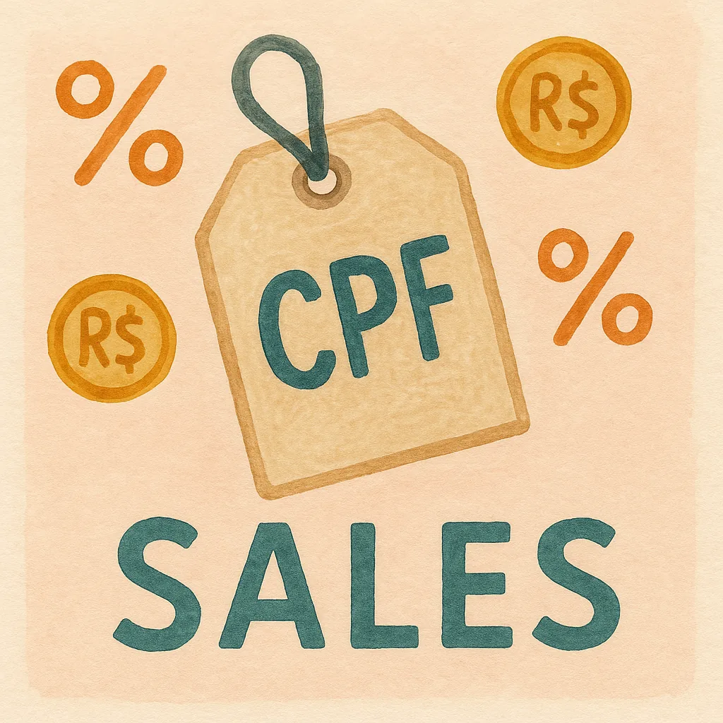 vendendo com CPF