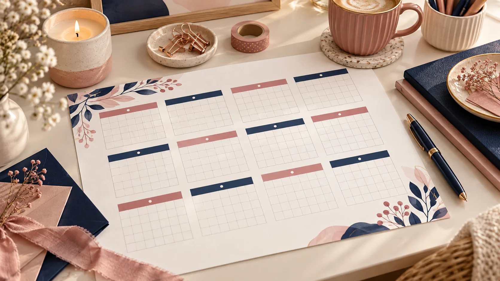 capa calendario anual 12 meses 2027